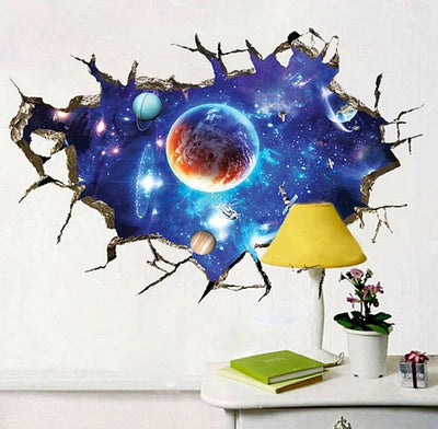 Space wall stickers 3