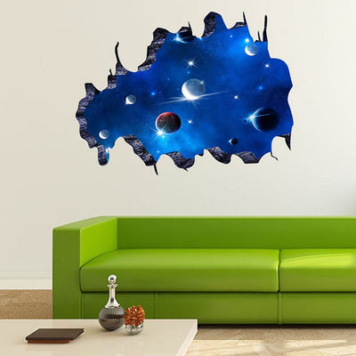 Space wall stickers for kids