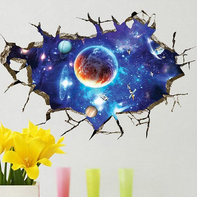 Space wall stickers