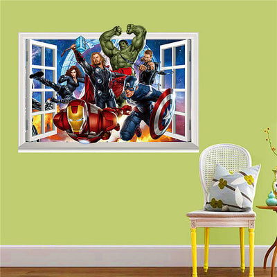 the avengers wall art decals