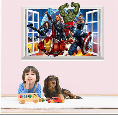 the avengers wall decals