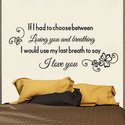 wall quotes art decal home decor wallpaper