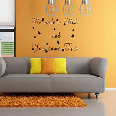 we made wish you came true vinyl wall art decals mural